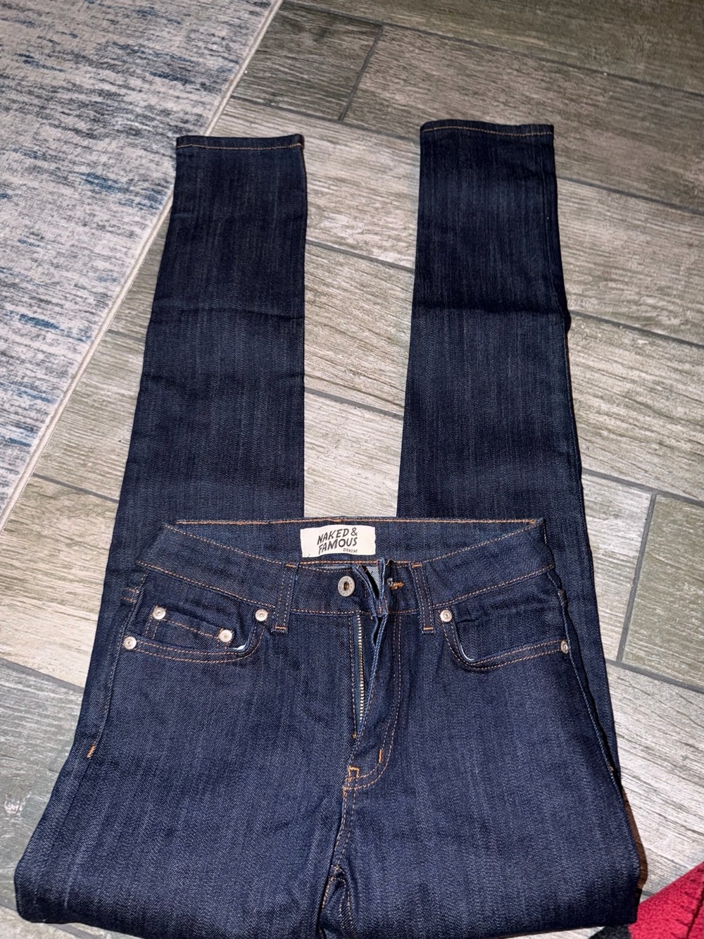 Naked & Famous Denim The Skinny Indigo Power Stretch Jeans